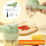 4 in 1 Portable Electric Vegetable Cutter Set